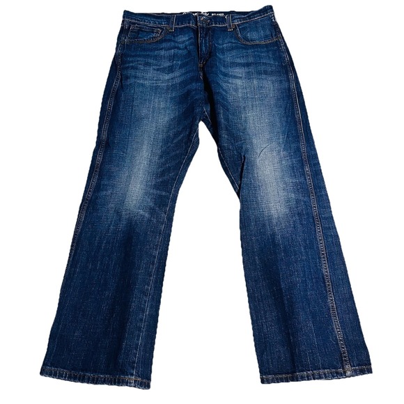 Wrangler Other - Wrangler Retro Relaxed Boot Cut Jeans Mens 36X32 Blue Denim Western Cowboy Adult